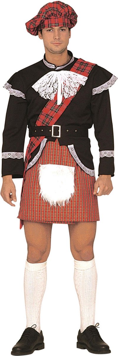 Afbeelding van product Vegaoo  Grappige Schotse kilt voor volwassenen - Verkleedkleding - One size  - maat One size