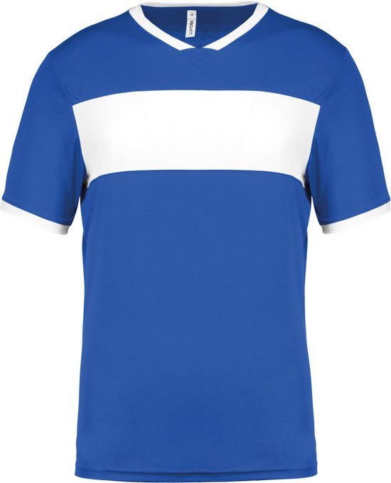 Herensportshirt 'Proact' met korte mouwen Royal Blue/White - 3XL