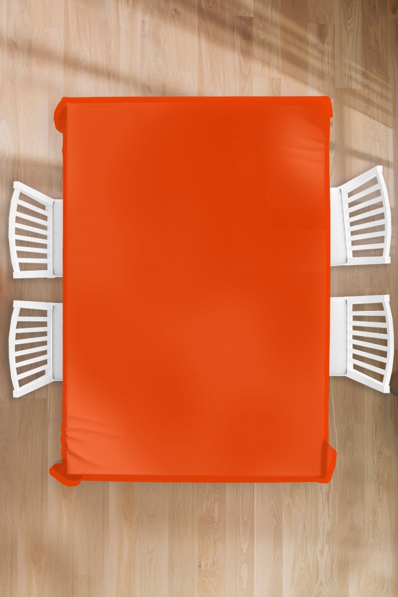 Tafelkleed - Tafellaken - 150x220 cm - Sienna - Aarde - Kleuren - Effen - Binnen en Buiten