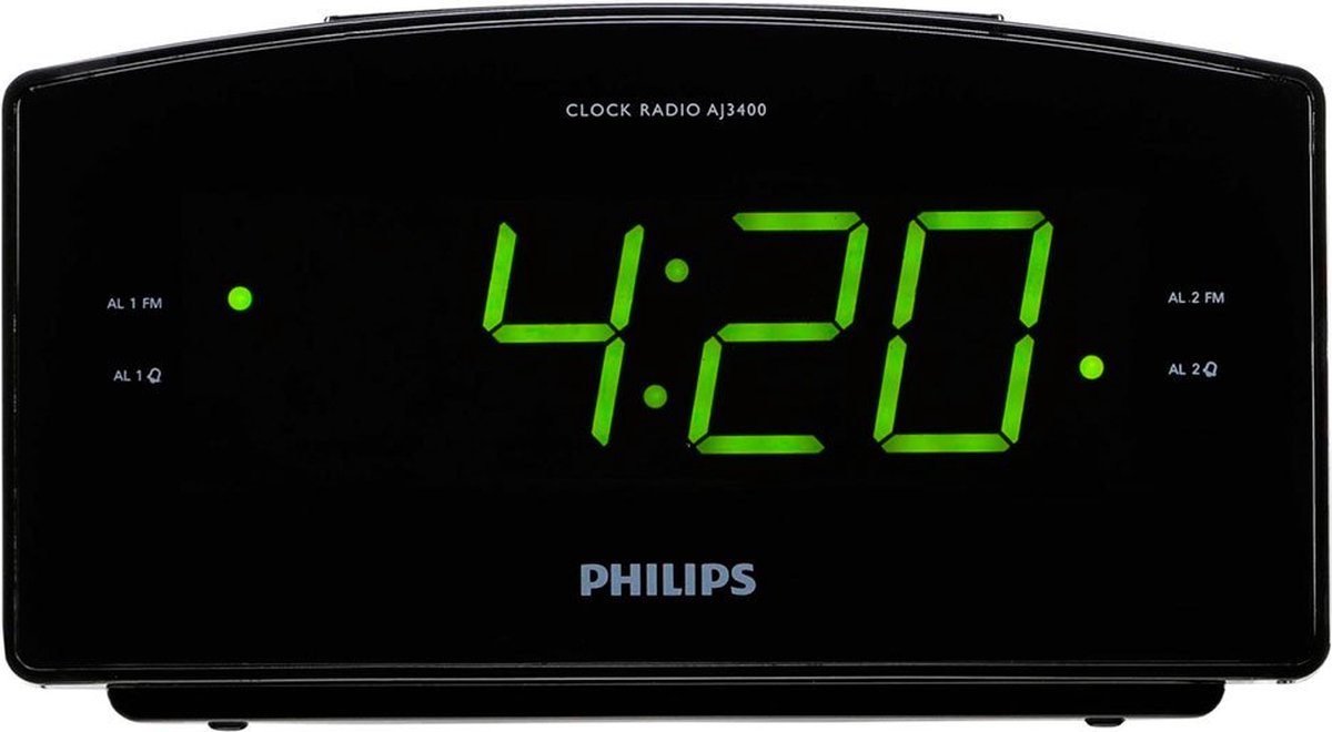 Philips AJ3400 - Wekkerradio - Zwart | bol