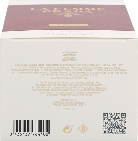 Prada La Femme Intense - 50 ml - eau de parfum spray - damesparfum