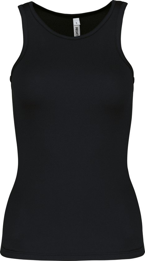 Damessporttop overhemd 'Proact' Zwart - M