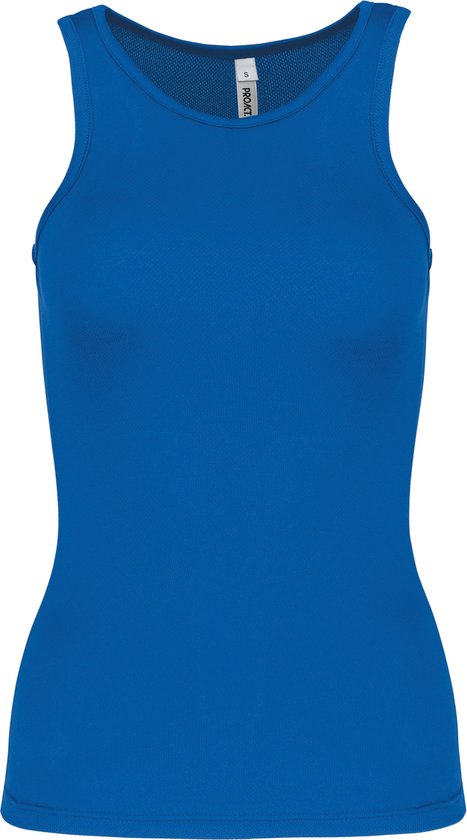 Damessporttop overhemd 'Proact' Aqua Blue - M