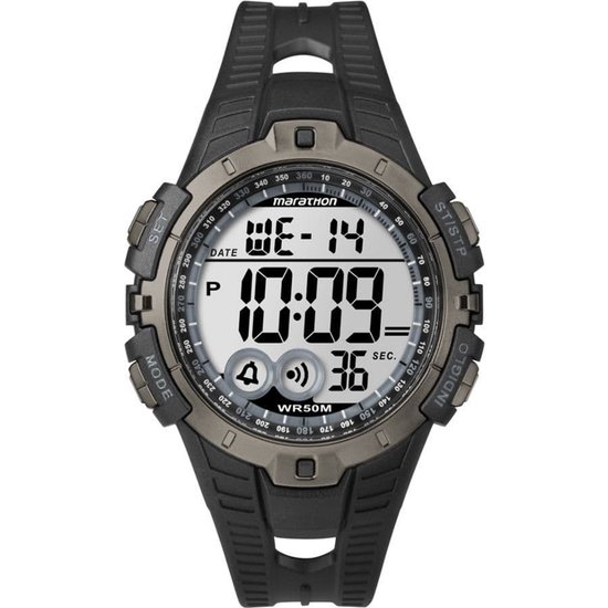 Montre Timex Marathon T5K802 Plastique Grijs 46 mm bol