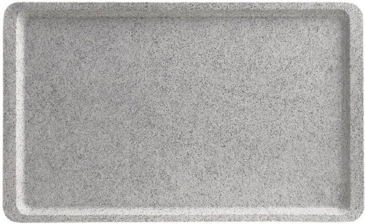 Cambro Versa Polyester Dienblad Glad 53 X 32,5cm Graniet - Cambro CJ638 - Horeca & Professioneel