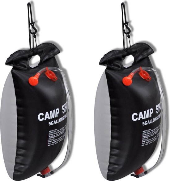 vidaXL-Campingdouches-2-st-solar-20-L