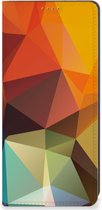 Smartphone Hoesje OPPO A78 | A58 5G Leuk Book Case Polygon Color