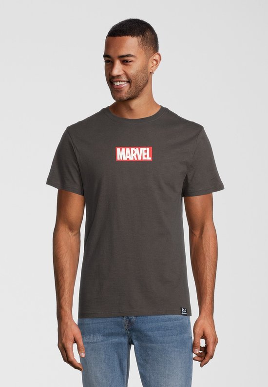 T-shirt Zwart à logo Classic récupéré Marvel