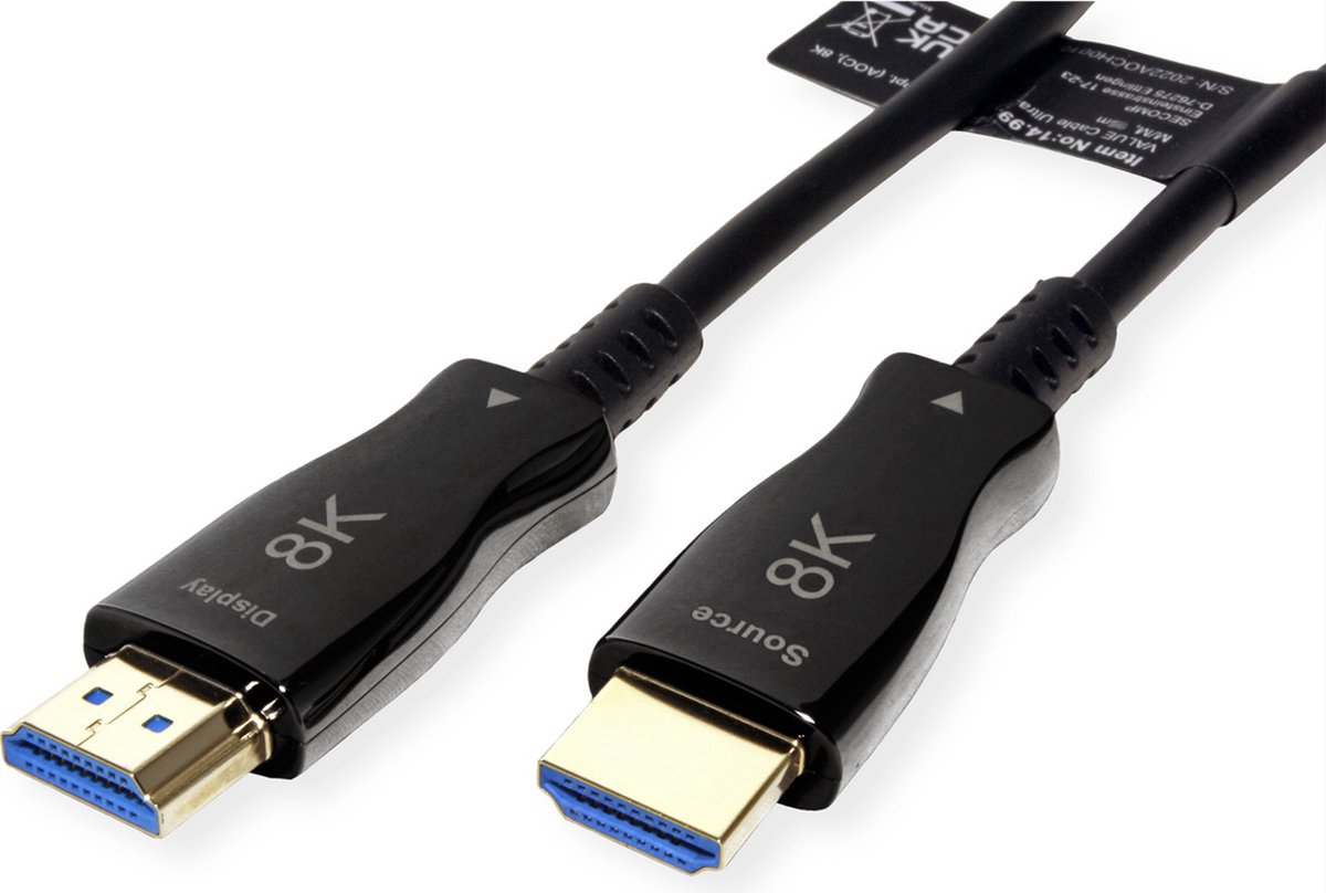 VALUE Ultra HDMI actieve optische 8K kabel, 20 m