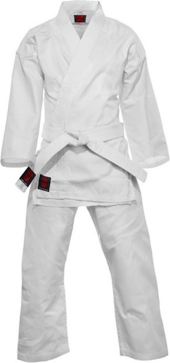Karatepak Kensu Wit Karate Gi met witte band Essimo