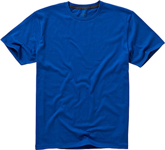 Heren T-shirt 'Nanaimo' met ronde hals Blue - XL