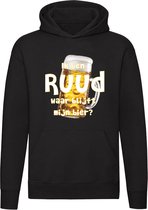 Ik ben Ruud, waar blijft mijn bier Hoodie - cafe - kroeg - feest - festival - zuipen - drank - alcohol - naam - trui - sweater - capuchon