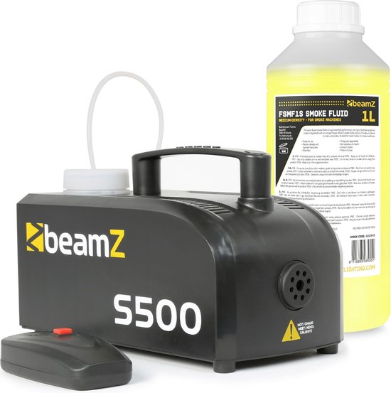 BeamZ S500 rookmachine (incl. vloeistof)