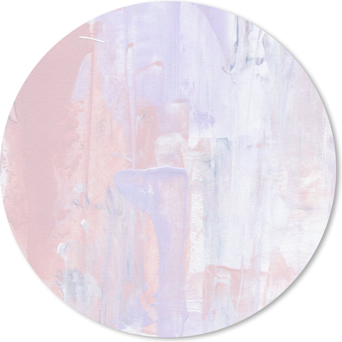 Muismat rond 30x30 cm - Mousepad Verf - Pastel - Design - Ronde muismatten