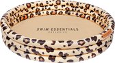 Swim Essentials Piscine pour enfants imprimé panthère beige 150 cm