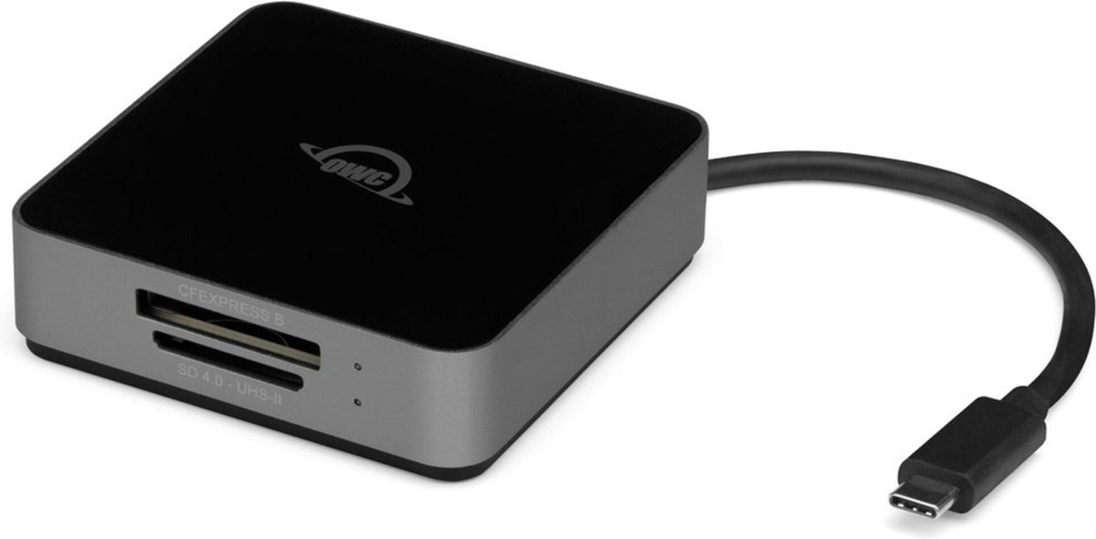 OWC USB-C Dual-slot CFexpress Type B and SDXC UHS-II Card Reader