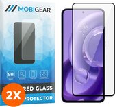 Mobigear Screenprotector geschikt voor Motorola Edge 30 Neo Glazen | Mobigear Premium Screenprotector - Case Friendly - Zwart (2-Pack)