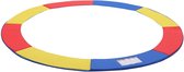 Trampolinerandhoes Rainbow - 305cm - Beschermkussens - Veerbescherming