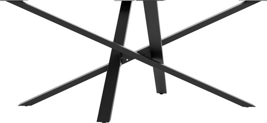 CLP Cascada Tafelpoten - Zwart Tafelframe Metaal Met Poedercoating - Maat L