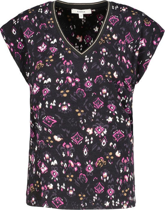 Garcia T-shirt T Shirt G30005 60 Noir Femme Taille - M