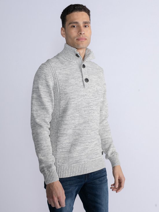 Petrol Industries - Pull mixte homme Edwardsville - Wit - Taille S