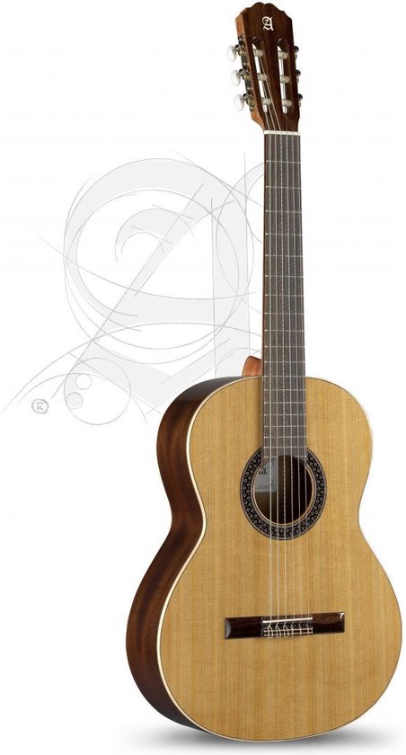 Alhambra 1C HT Hybrid Terra 7/8 avec housse - Guitare classique - natural |  bol