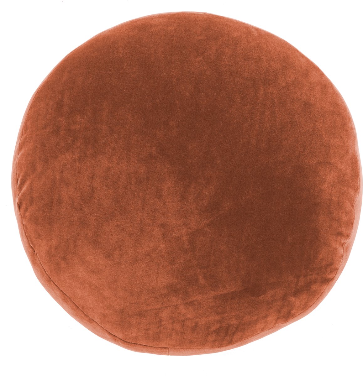 Tiseco Home Studio - Kussen (gevuld) MARSHMALLOW - SET/2 - polyester - teddyvulling - super zacht - Dia 40 cm - Rust