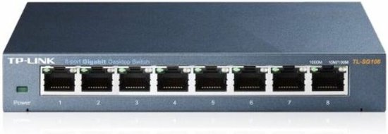 TP-Link TL-SG108 - Netwerk Switch - Unmanaged - 8 poorten