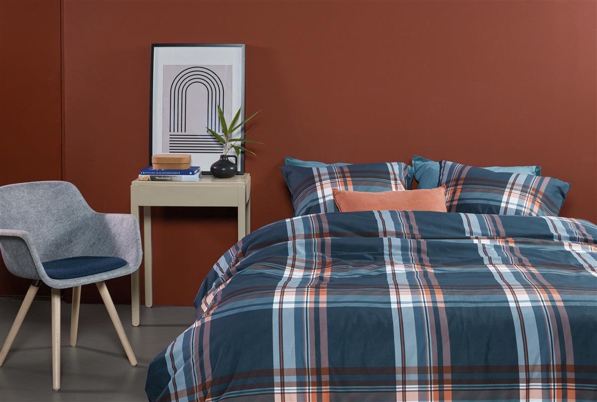 Beddinghouse Duke kussensloop - Blauw - 60x70