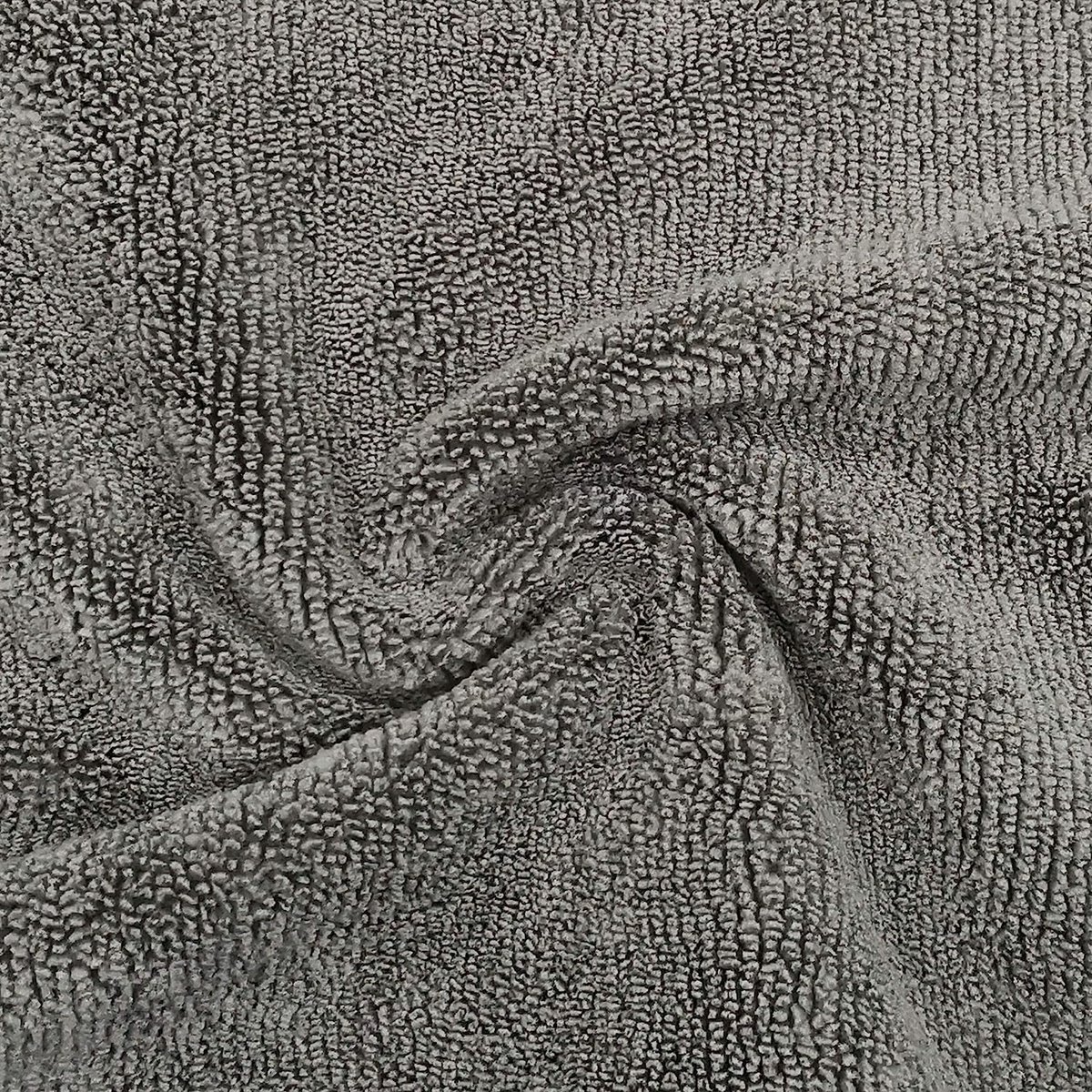 Professionele microvezel handdoek om uw haar te drogen - sneldrogend/niet-pluizend - 2 pack - donkergrijs - 50 x 101 cm