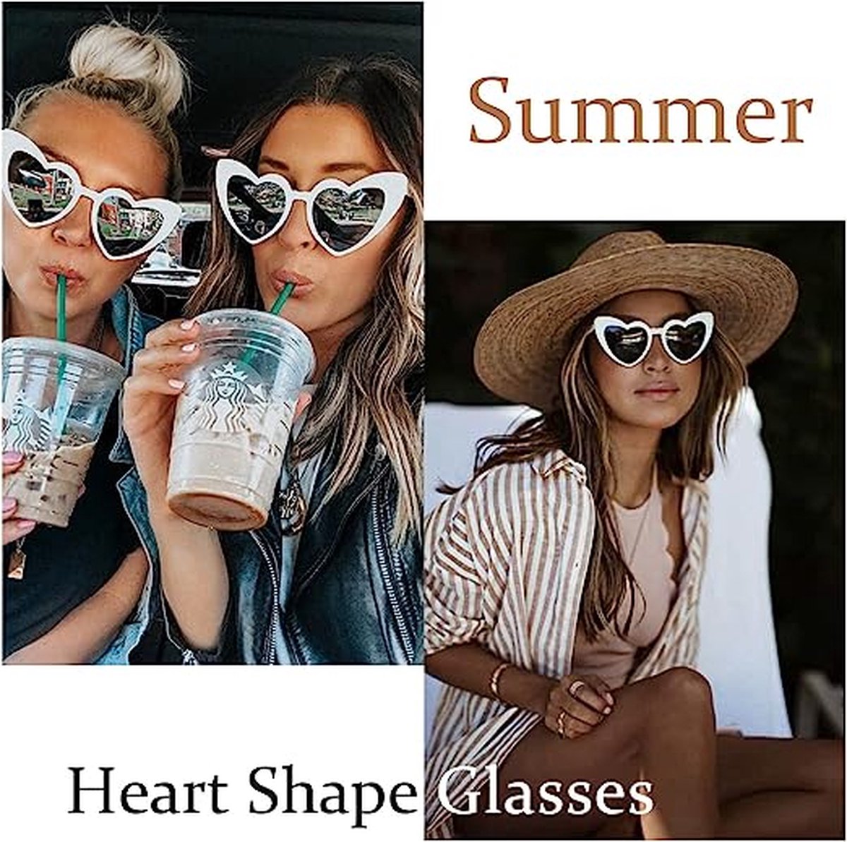 Strohoed voor dames, zomer, zonnehoed met brede rand, opvouwbaar, UPF 50 , ademende strandhoed, elegant, Beige, Eén Maat