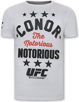 The Notorious Conor Print Shirt Heren - UFC - Wit