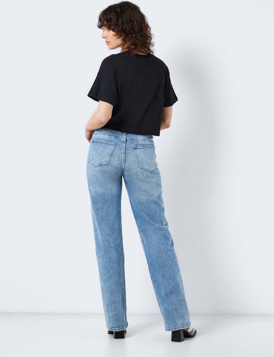 NOISY MAY NMALENA S/ S O-NECK SEMICROP TOP FWD NOOS T-shirt Femme - Taille L