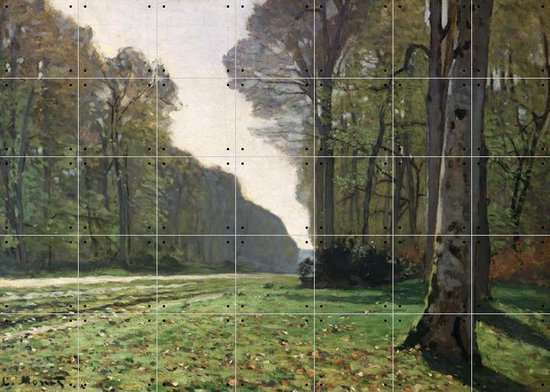 IXXI The Road to Bas-Breau - Fontaintebleau - Claude Monet - Wanddecoratie - 100 x 140 cm