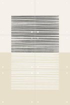 IXXI Minimalism Lines - Wanddecoratie - Grafisch Ontwerp - 40 x 60 cm