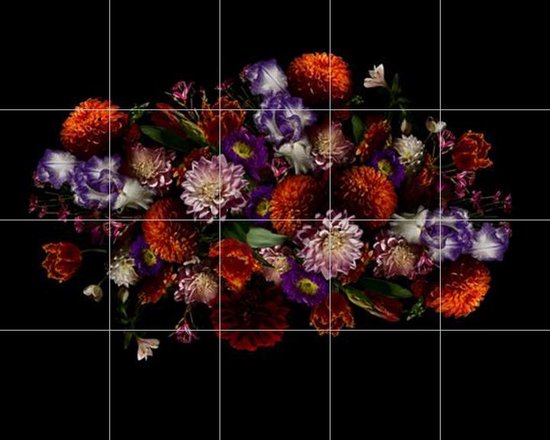 IXXI Flower Explosion - Wanddecoratie - Bloemen en Planten - 100 x 80 cm