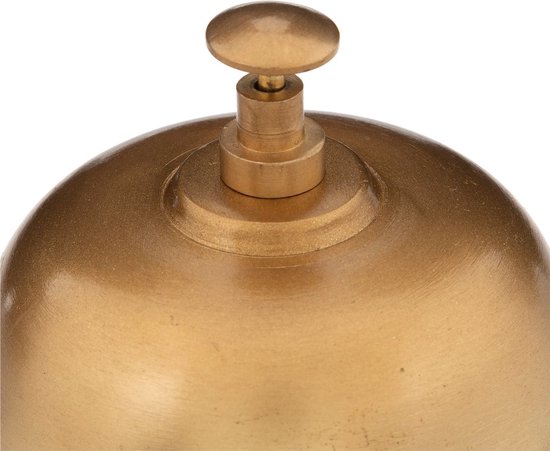 Atmosphera Kids Luxe Receptiebel - Tafelbel - Mango hout - Goud — afbeelding 2