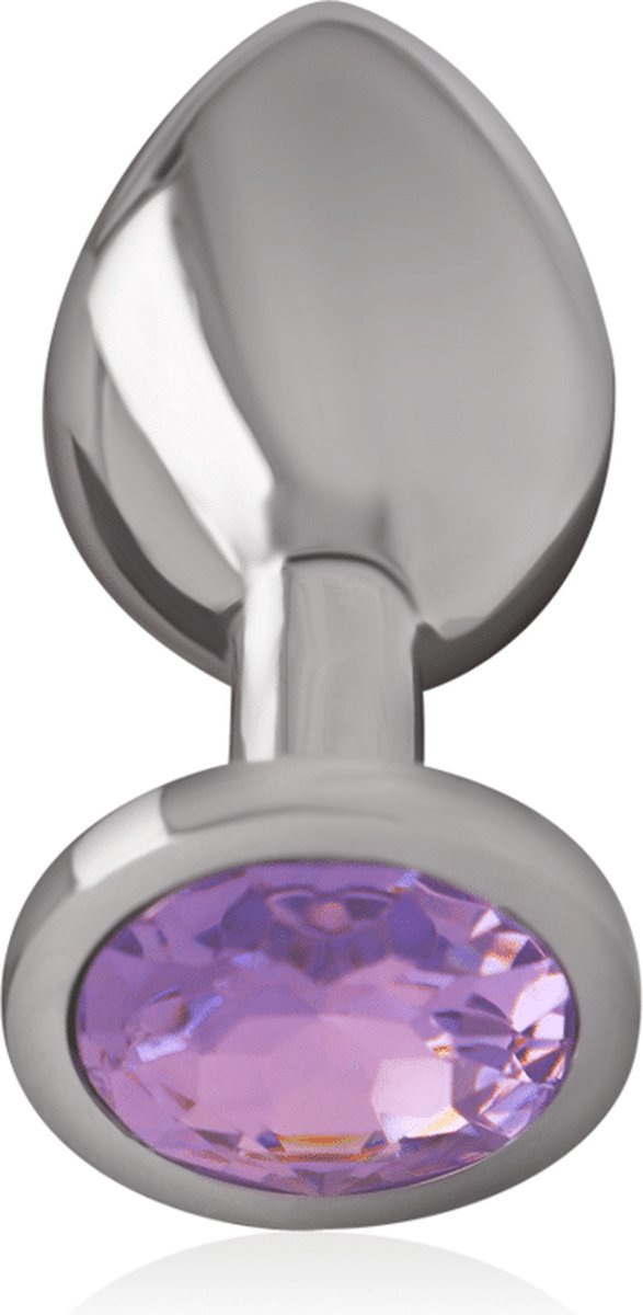 INTENSE ANAL TOYS | Intense - Anal Plug Metal Violet Size S