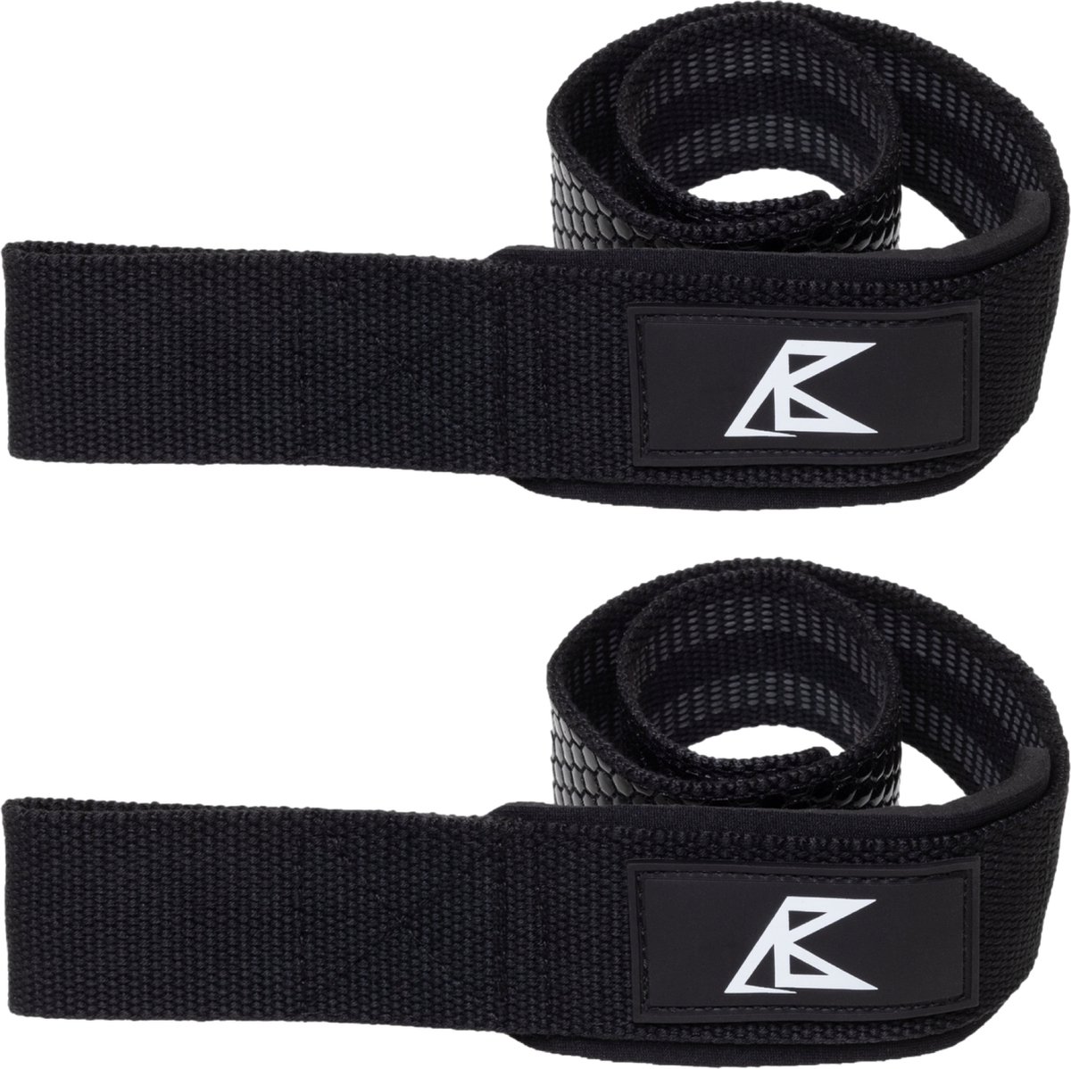 All Black Nutrition Lifting Straps - Fitness Wrist Wraps - Krachttraining Accessoires - Polssteun - Antislip
