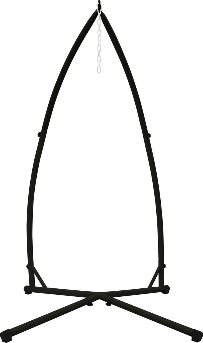 Vrijstaand hangend stoelframe 210 cm metaal max. 120 kg
