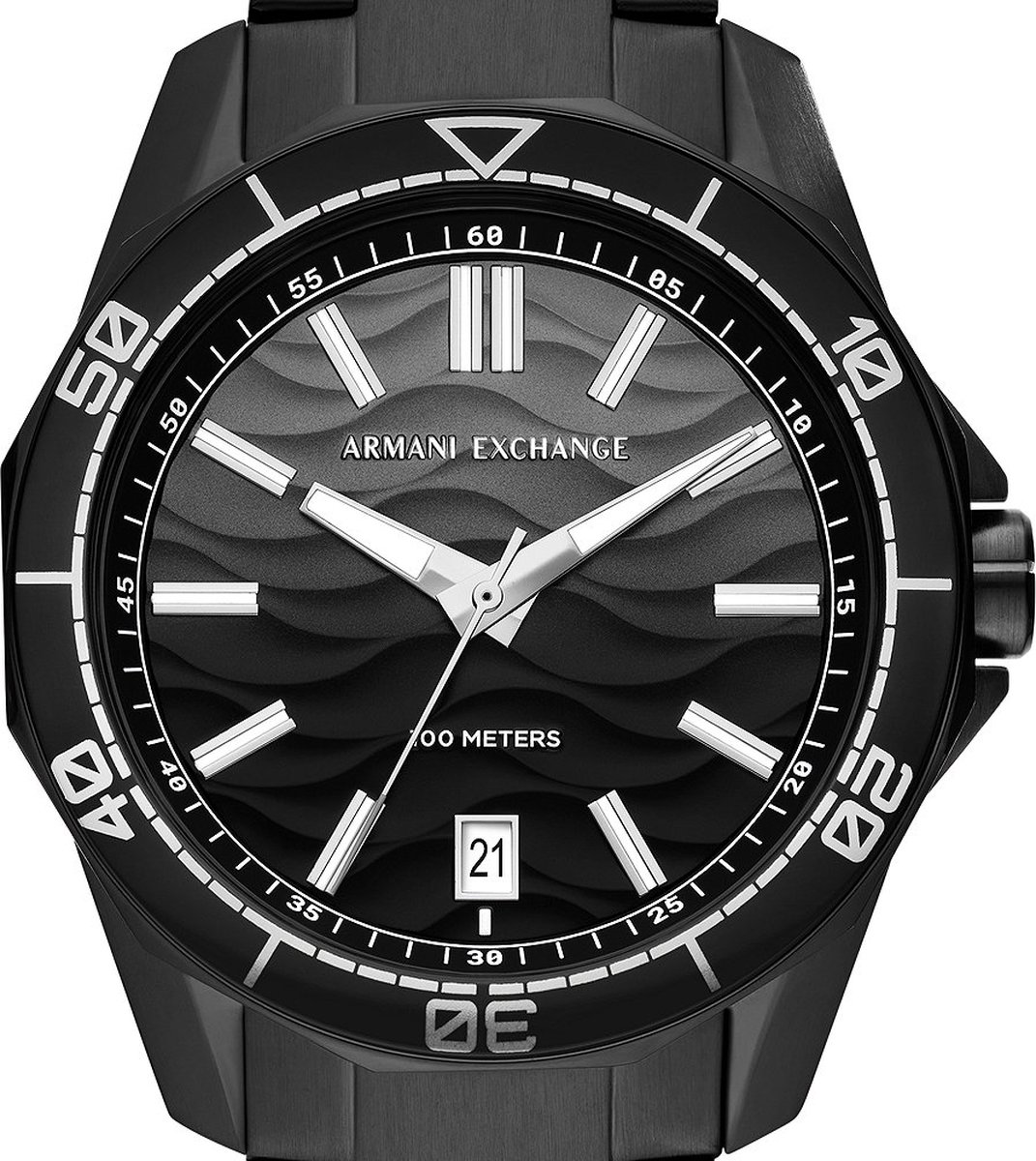 Armani Exchange AX1952 Heren Horloge 44 mm - Zwart