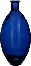 Mica Decorations Vase Qin - 29x29x59 cm - Glas - Blauw