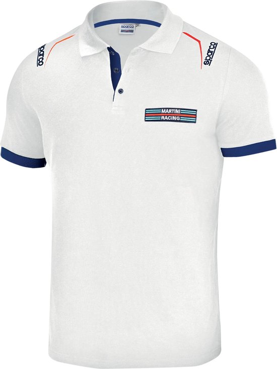 Sparco Martini Racing Polo - Maat S - Wit - Formule 1