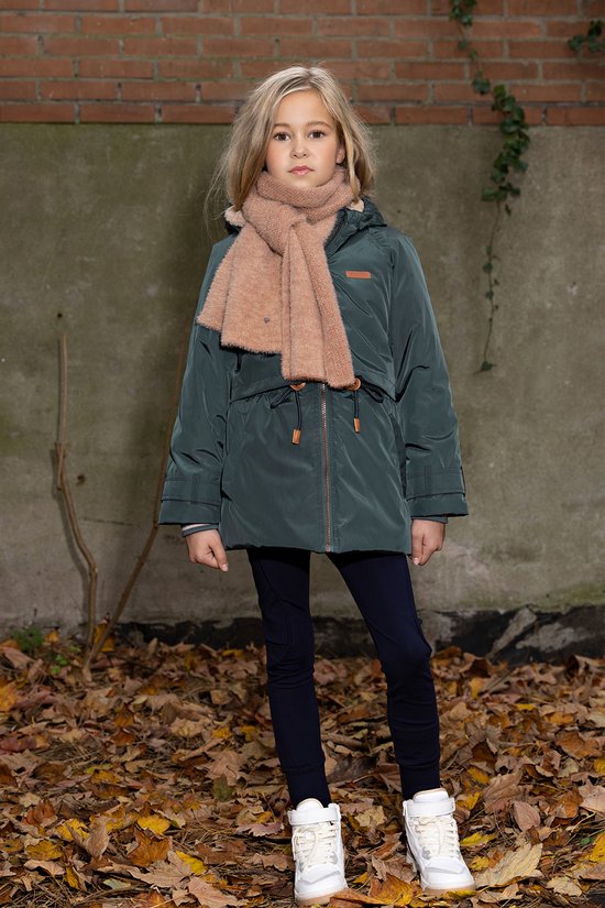 Trench-coat d'hiver Filles avec capuche - Billie - Gris touffu