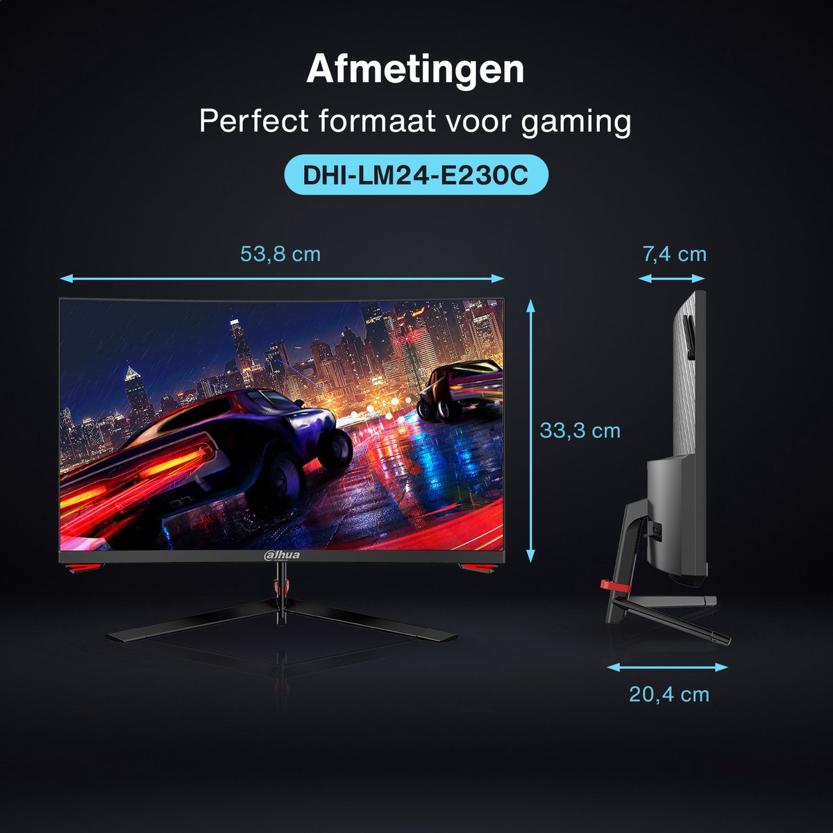 Dahua Technology DHI-LM27-E230C - Écran Incurvé - 165 Hz - Moniteur Full HD