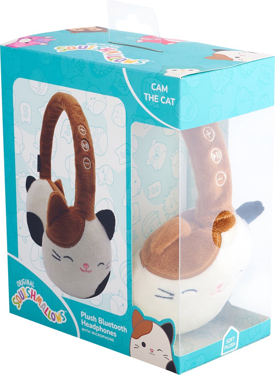 Koop Squishmallows - Plush Bluetooth Headphones - Cameron (608072