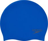 Bonnet de bain en silicone moulé Speedo Unisexe - Bleu - Taille unique