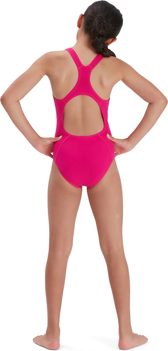 Speedo Eco+ Medalist Meisjes Sportbadpak - Roze — afbeelding 9