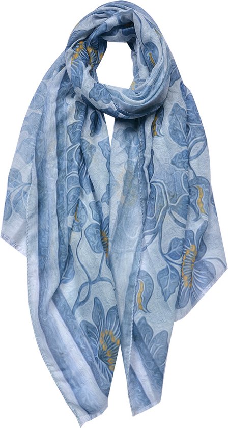 More & More Sjaal met bloemenprint in rosé online kopen | P&C