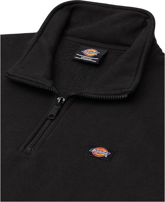 Dickies Oakport Quarter Zip Sweater - Black | bol
